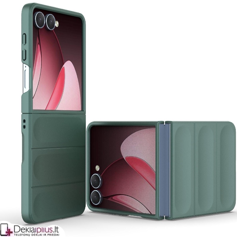 Magic Shield plastikinis dėklas- žalias (Samsung Galaxy Z Flip 7) Magic Shield plastikinis dėklas- žalias (Samsung Galaxy Z Flip 7)